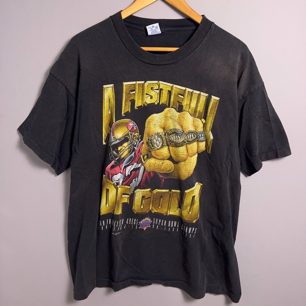 Vintage Salem Sportswear 49ers T-Shirt Mens Size XL NFL Graphic 90s